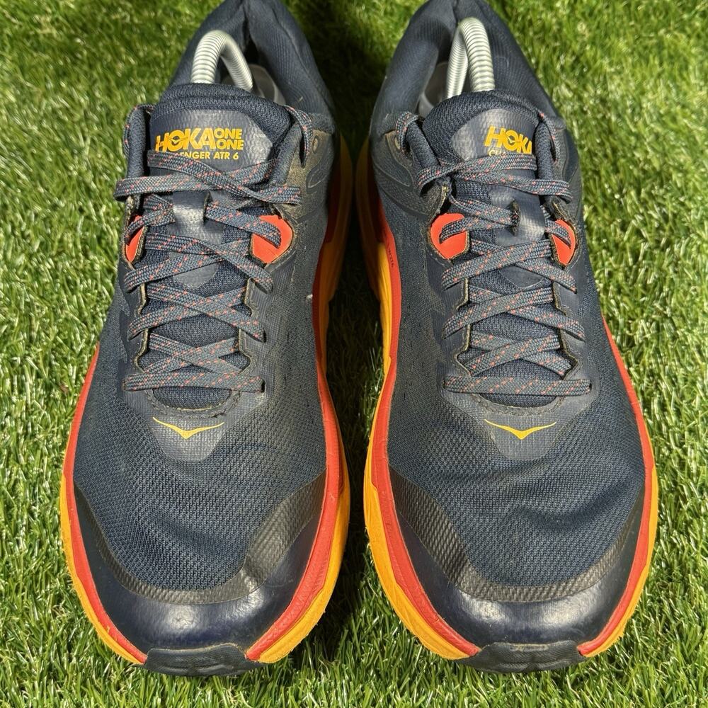 Hoka One One Challenger ATR 6 Men's Shoes Size 9.5D Outer Space/Radiant Yellow - Picture 5 of 10